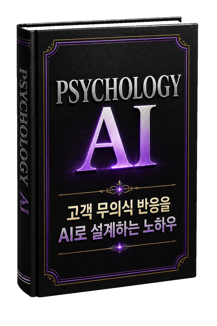 Psychology AI 고객 무의식 반응을 AI로 설계하는 노하우 교재